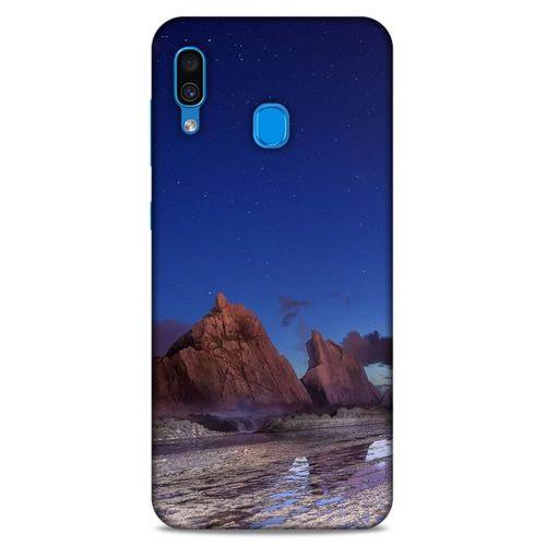 Lopard Samsung Galaxy A30 Uyumlu Kılıf Gece'S (14) Lansman Kılıf Parliement Mavi