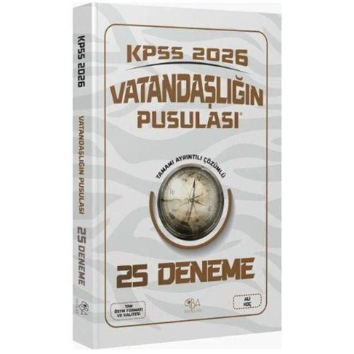 2026 KPSS Vatandaşlık Vatandaşlığın Pusulası 25 Deneme CBA Yayınları