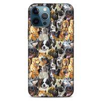 Apple iPhone 12 Pro Max Kılıf Köpek Kıyafetleri (10) Full Koruma Kılıfı Labrador, Kaniş