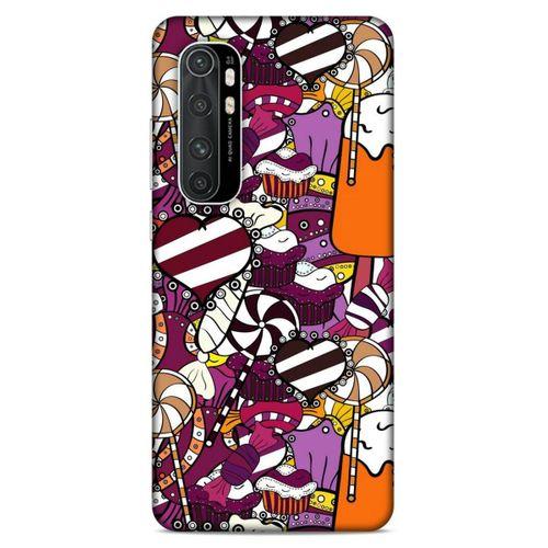 Lopard Xiaomi Mi Note 10 Lite Uyumlu Kılıf Soyut Sanat (32) Desenli Soft Silikon Kılıf