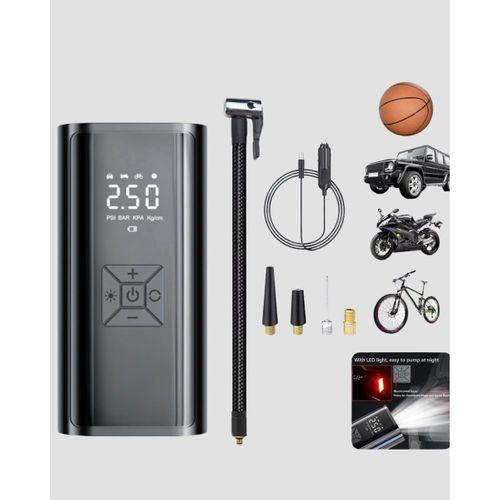 Kablosuz Dijital Lastik Şişirme Pompası Led Işıklı 80w