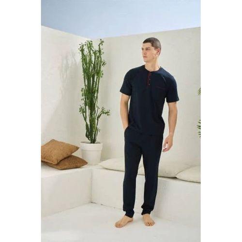 Erkek 2090 Erkek Midi Yaka Pijama Takım