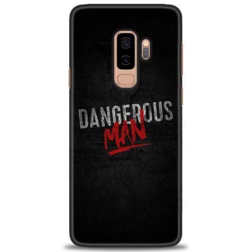 Samsung Galaxy S9 Plus Kılıf HD Baskılı Kılıf - Dangerous Man + Tam Ekran Koruyucu