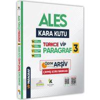 ALES Türkçenin Kara Kutusu ÖSYM ARŞİVİ ÇIKMIŞ PARAGRAF VİP 3 Soru Bankası Konu Özetli Çözümlü