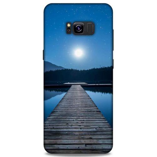 Lopard Samsung Galaxy S8 Plus Uyumlu Kılıf Gece'S (43) Thin Fit Kılıf Orman
