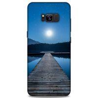 Lopard Samsung Galaxy S8 Plus Uyumlu Kılıf Gece'S (43) Thin Fit Kılıf Orman