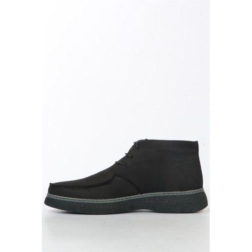 Hammerjack Gato Hakiki Deri Siyah Outdoor Erkek Bot