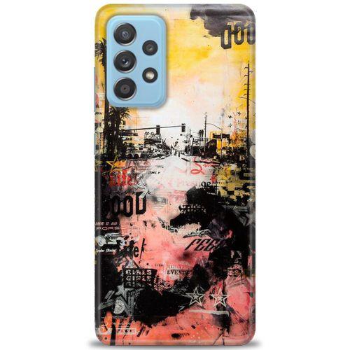 Samsung Galaxy A52s 5G Kılıf HD Baskılı Kılıf - Karışık Baskı + Tam Ekran Koruyucu