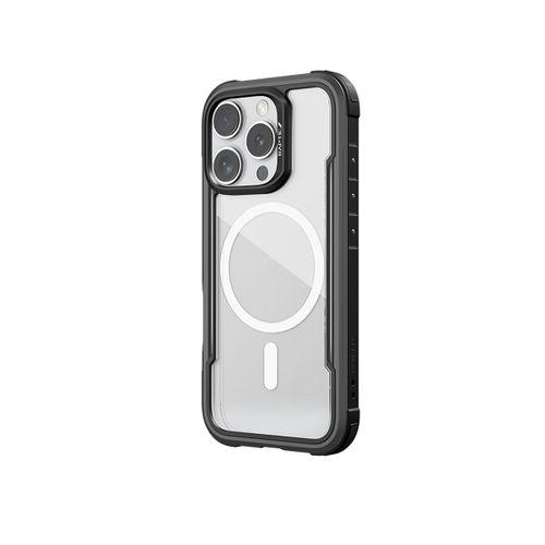 Apple iPhone 16 Pro Kılıf M-safe Şarj Özellikli Airbagli Raptic Shield Serisi Şeffaf Arka Yüzey Kapak