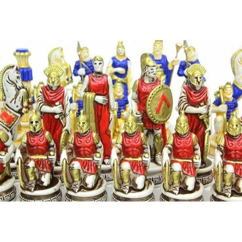 Satranç Taşı Polyester Büyükboy Sparta Pers Dekoratif Hediyelik