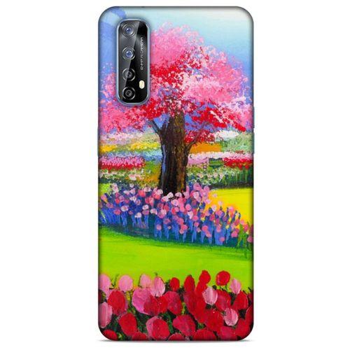 Huawei P Smart 2021 Kılıf Japonya (40) Fit Silikon Kılıf Japonya Ağaçları