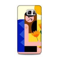 Samsung Galaxy Note 5 Uyumlu Kılıf Face'X 44 Tough Armor Kılıf Çiçekli