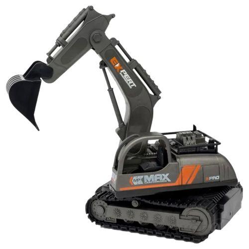 İş Makinaları Serisi - Şarjlı Uzaktan Kumandalı Excavator - Sarı