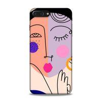 Apple Iphone 7 Plus Uyumlu Kılıf Face'X 38 Neo Hybrid Kılıf Pastel