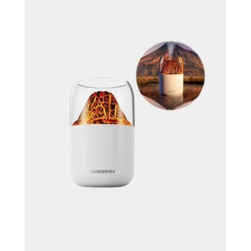 280ml Alev Işıklı Ultrasonik Hava Nemlendirici Sessiz Ve Usb Şarjlı