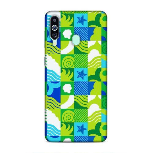 Samsung Galaxy M40 Uyumlu Kılıf Insomnia (46) Core Armor Kılıf Laci Yeşil