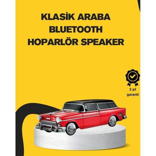 Vintage Tasarımlı Led Işıklı Bluetooth Hoparlör 10w