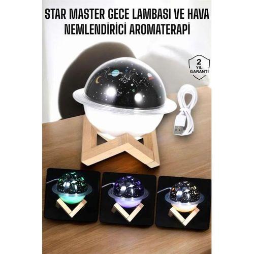 Aromaterapi Hava Nemlendirici Masa Ve Gece Lambası