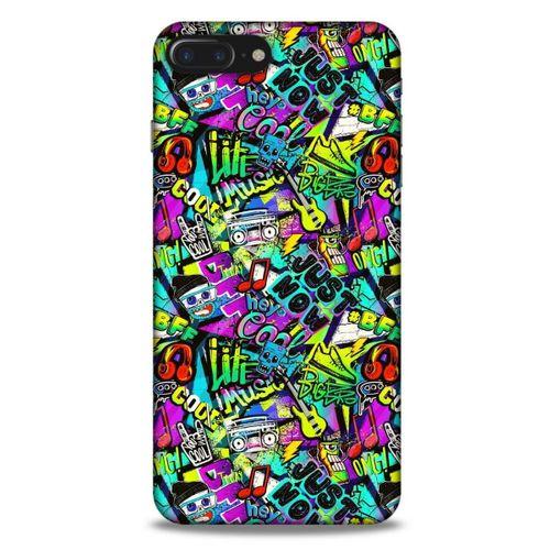 Graffitix (9) Desenli Silikon Kapak Apple Iphone 8 Plus Kılıf