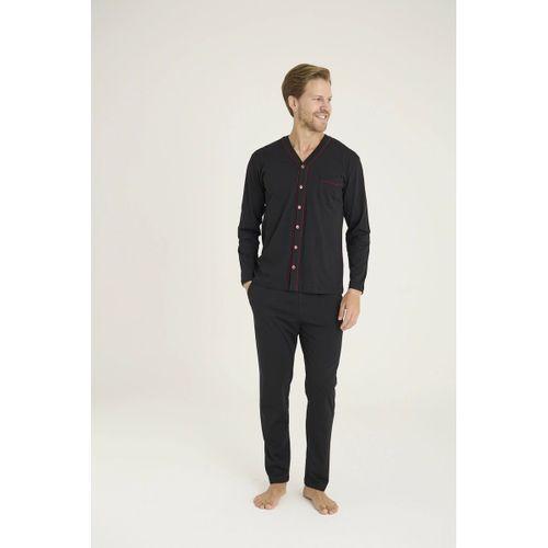 Kocabey 9267 Erkek V.yaka Boydan Düğmeli Pijama Takım