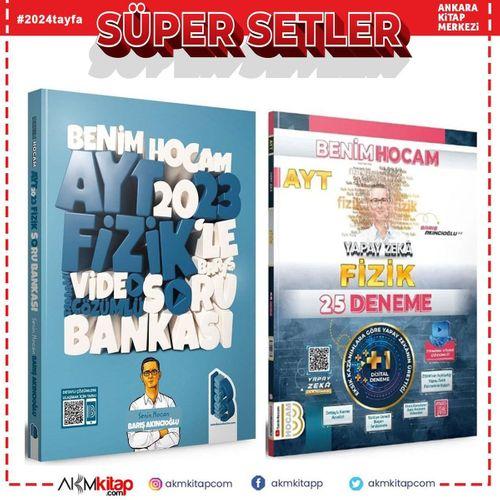 Benim Hocam 2023 AYT Fizik Soru Bankası ve Yapay Zeka Deneme Seti 2 Kitap