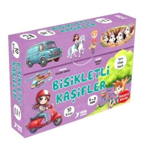 Yuva Bisikletli Kaşifler 2. ve 3.Sınıf Hikaye Seti 10Lu 64er syf