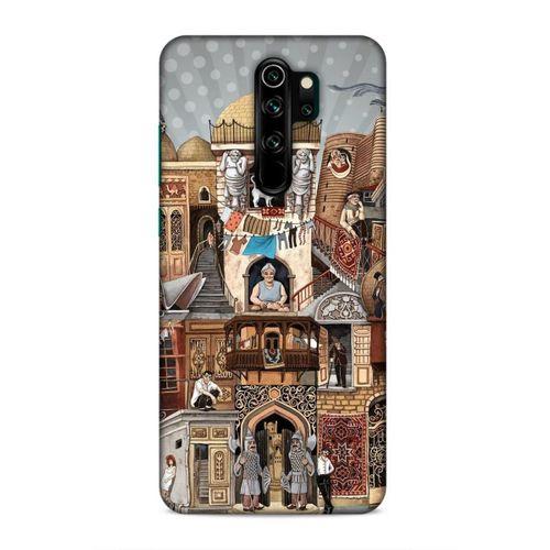 Xiaomi Redmi Note 8 Pro Uyumlu Kılıf Azarbaijan (49) Ultra Silikon Kılıf Şehir Simgeleri