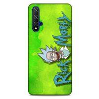 Huawei P Smart S 2020 Uyumlu Kılıf Rick And Morty (12) Koruyucu Silikon Space Cruiser / Car