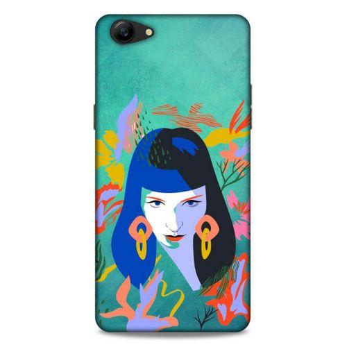 Lopard Oppo A79 Uyumlu Kılıf Sürreal Yüzler ♀ (12) Koruyucu Silikon Desenli