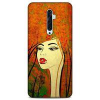 Lopard Oppo Reno 2z Uyumlu Kılıf Sürreal Yüzler ♀ (30) Silicone Case Desenli