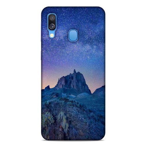 Lopard Samsung Galaxy A40 Uyumlu Kılıf Gece'S (40) Fit Silikon Kılıf Mavi Gece