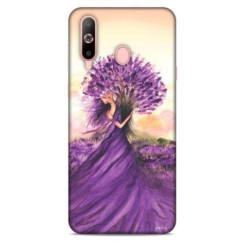 Y.Liva-2021 Özel Seri Lavanta Samsung Galaxy A60 Kılıf Silikon Kapak