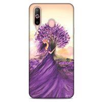 Y.Liva-2021 Özel Seri Lavanta Samsung Galaxy A60 Kılıf Silikon Kapak