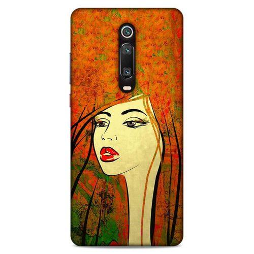 Lopard Xiaomi Redmi K20 Uyumlu Kılıf Sürreal Yüzler ♀ (30) Silicone Case Desenli