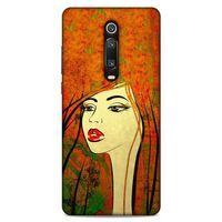 Lopard Xiaomi Redmi K20 Uyumlu Kılıf Sürreal Yüzler ♀ (30) Silicone Case Desenli