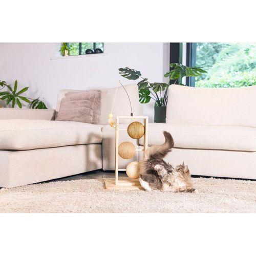 Beeztees DBL Kedi Tırmalama ve Oyuncağı, 34,5x29,5x50cm