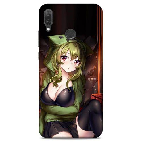 Lopard Huawei Y9 2019 Uyumlu Kılıf PiXel (34) Slim Armor Kılıf TNT Anime