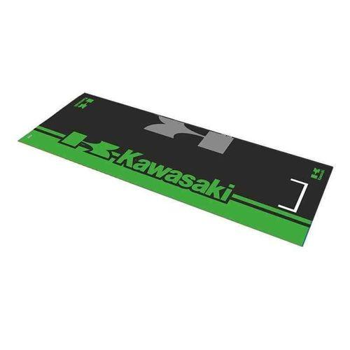 KAWASAKİ Kawasaki Yeşil Desenli 80 X 220 Cm Kaydırmaz Motosiklet Halısı