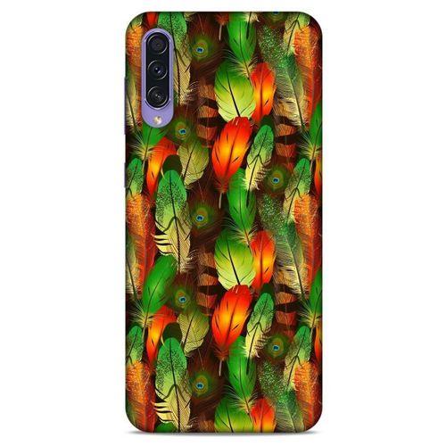 Samsung Galaxy A50s Kılıf Desenli Özel Seri Tüyler (1) Kılıfı