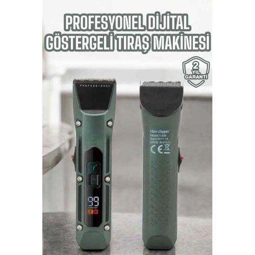 Tıraş Makinesi Dijital Göstergeli Turbo Motor Paslanmaz Çelik