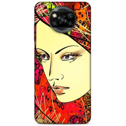 Lopard Xiaomi Redmi Poco X3 Uyumlu Kılıf Sürreal Yüzler ♀ (31) TPU Kılıf Baskılı