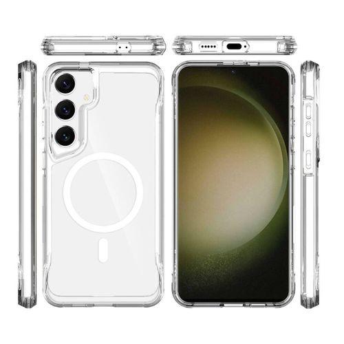 Galaxy S24 Plus Kılıf Zore M-safe Şarj Özellikli T-Max M-safe Kapak