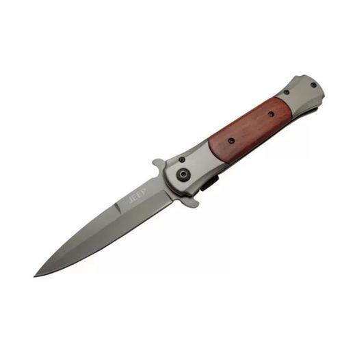 pilelistore Jeep Çakı Gül 22 cm Yarı Otomatik , Kemerlikli