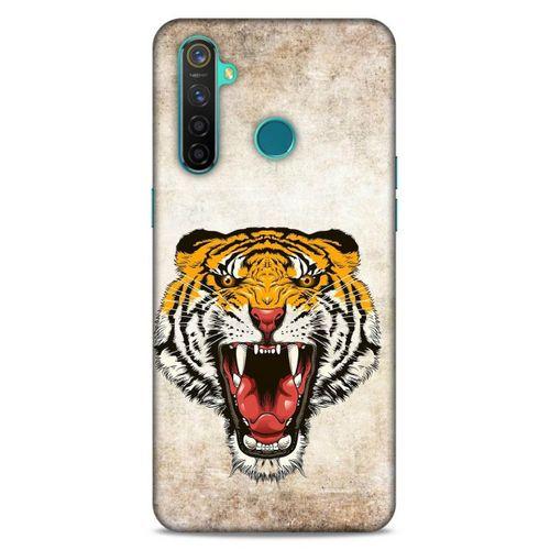 Lopard Oppo Realme 5 Pro Uyumlu Kılıf Tattoo's (4) Koruma Kılıfı Kaplan Dövmesi