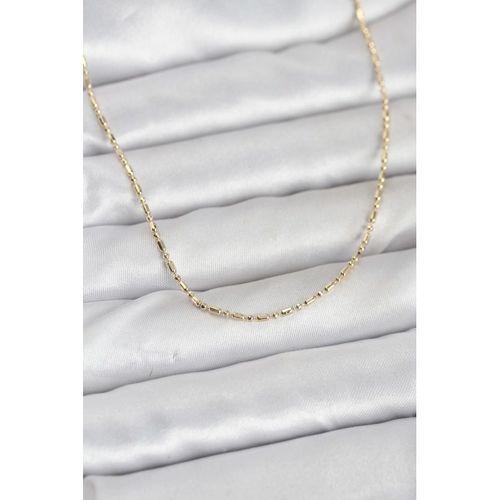 CM 14K Gold Renk Zincirli 60 cm Kadın Kolye