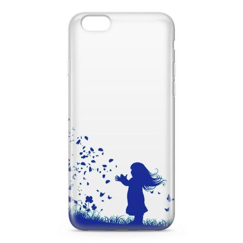 Apple iPhone 6 6s Kılıf Özgür Kız Arka Kapak Koruma Desenli Full Koruyucu
