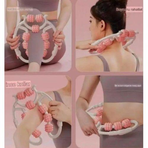 Selülit Masaj Aleti 9 Tekerlekli Lenf Drenaj Rulosu