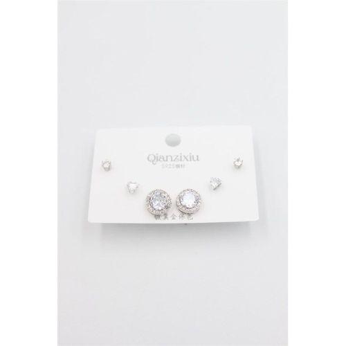 Çoklu Set Küpe - Gümüş