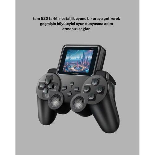 520 Oyunlu Atari S10 El Konsolu – Retro Tasarım, Şarjlı Ve Taşınabilir Oyun Deneyimi