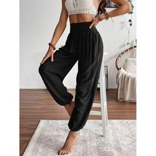 Kadın Yüksel Bel Yoğun Büzgü Detaylı Aerobin Pantolon